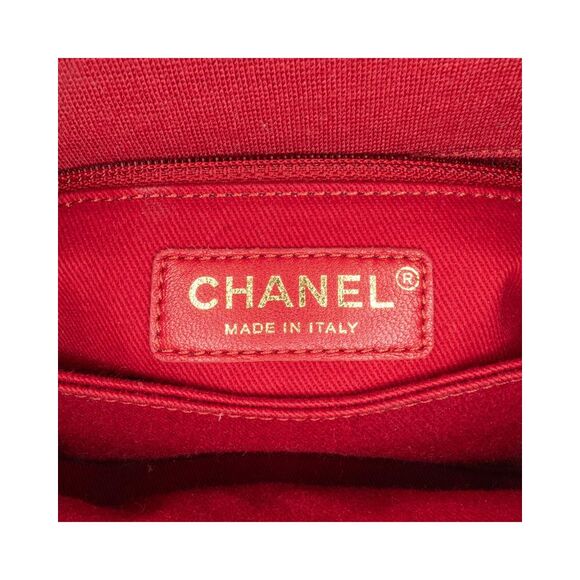 Pre Loved Chanel Small Chevron Jersey Coco Top Handle Satchel - Picture 5 of 8